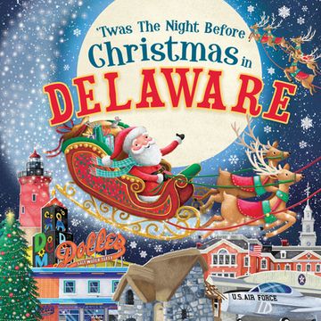 portada 'Twas the Night Before Christmas in Delaware (en Inglés)