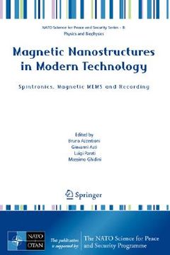 portada magnetic nanostructures in modern technology: spintronics, magnetic mems and recording (en Inglés)