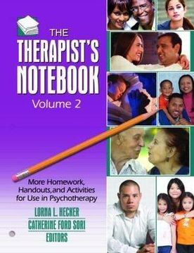portada therapist's not: homework, handouts, and activities for use in psychotherapy (2 volumes) (in English)