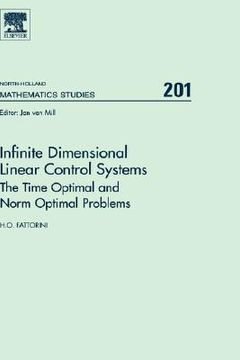 portada infinite dimensional linear control systems: the time optimal and norm optimal problems (en Inglés)