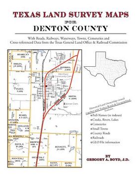 portada Texas Land Survey Maps for Denton County