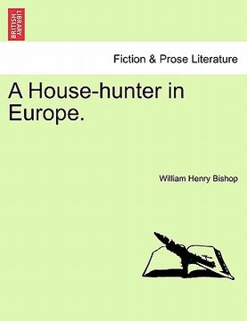 portada a house-hunter in europe. (en Inglés)