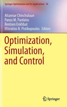 portada optimization, simulation, and control (en Inglés)