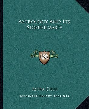portada astrology and its significance (en Inglés)