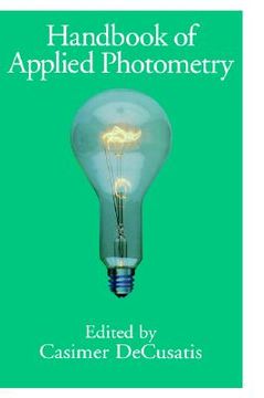 portada handbook of applied photometry (en Inglés)