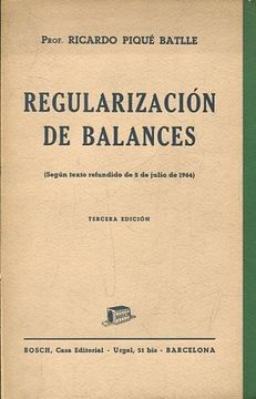 portada REGULARIZACION DE BALANCES.