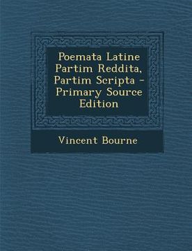 portada Poemata Latine Partim Reddita, Partim Scripta (en Latin)