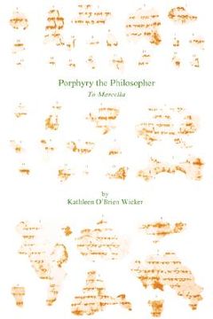 portada porphyry the philosopher: to marcella