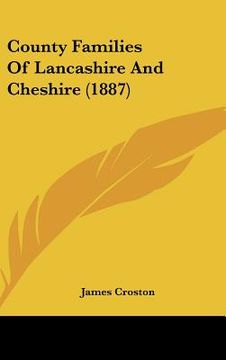 portada county families of lancashire and cheshire (1887) (in English)