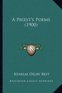 portada a priest's poems (1900) (in English)