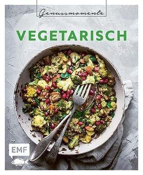 portada Genussmomente: Vegetarisch: Schnelle und Einfache Rezepte mit Gemüse? Gefüllte Paprika, Pilz-Maronen-Burger, Kichererbsenkuchen und Mehr! (en Alemán)