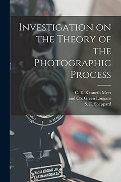 portada Investigation on the Theory of the Photographic Process (en Inglés)
