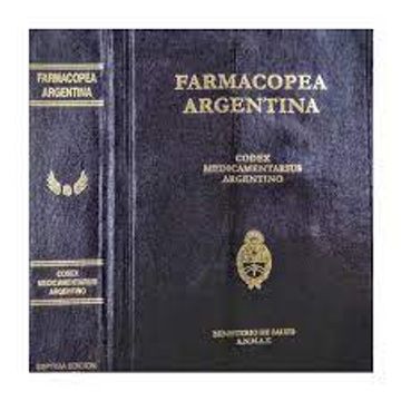 portada Farmacopea Nacional Argentina: Codex Medicamentarius