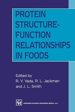 portada Protein Structure-Function Relationships in Foods (en Inglés)