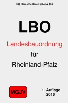 portada Landesbauordnung Rheinland-Pfalz (en Alemán)