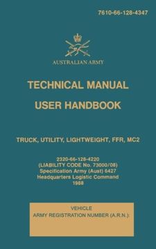 portada Technical Manual User Handbook Truck, Utility, Lightweight, Ffr, Mc2: 7610-66-128-4347 