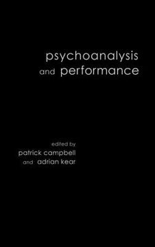 portada psychoanalysis and performance (en Inglés)