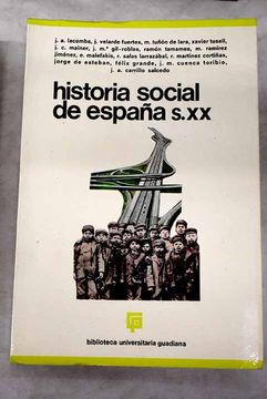 portada Historia Social de España Siglo xx