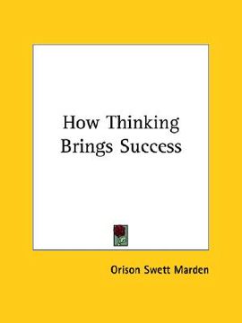 portada how thinking brings success (en Inglés)