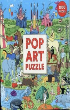 portada Laurence King Publishing pop art Puzzle - Make the Jigsaw and Spot the Artists - 1000 Piece Jigsaw Puzzle (en Inglés)
