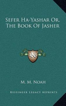 portada sefer ha-yashar or, the book of jasher (en Inglés)