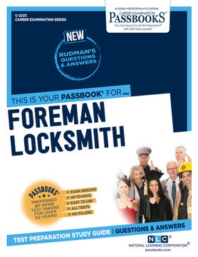 portada Foreman Locksmith (C-2223): Passbooks Study Guide Volume 2223 (en Inglés)