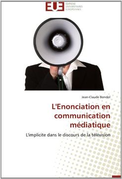 portada L'Enonciation En Communication Mediatique