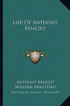 portada life of anthony benezet