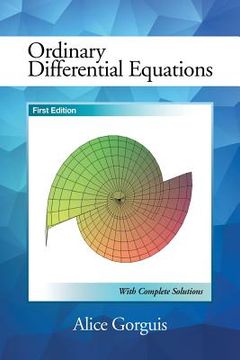 portada Ordinary Differential Equations: First Edition (en Inglés)