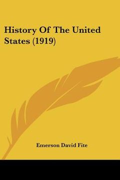 portada history of the united states (1919) (en Inglés)