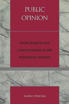 portada public opinion: developments and controversies in the twentieth century (en Inglés)