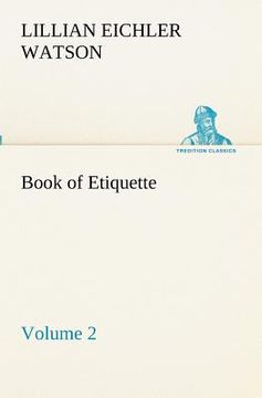 portada book of etiquette, volume 2 (en Inglés)