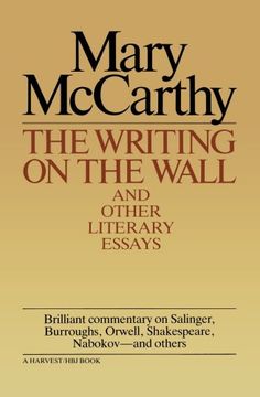 portada Writing on the Wall & Other lit Essays (en Inglés)