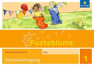 portada Pusteblume 1 - Ausgabe 2016: Schreiblehrgang sas (en Alemán)