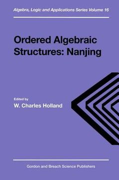 portada Ordered Algebraic Structures (en Inglés)