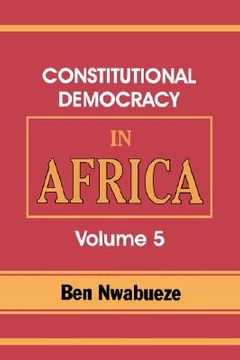 portada constitutional democracy in africa vol 5 (en Inglés)