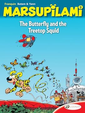 portada The Butterfly and the Treetop Squid (Volume 9) (Marsupilami, 9) (en Inglés)