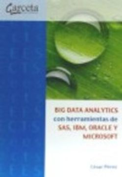 portada Big Data Analytics con herramientas de SAS, IBM, Oracle y Microsoft