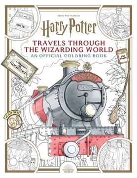 portada Harry Potter: Travels Through the Wizarding World: An Official Coloring Book