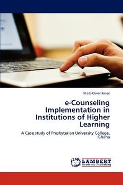 portada e-counseling implementation in institutions of higher learning (en Inglés)
