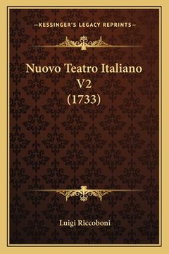 portada Nuovo Teatro Italiano V2 (1733) (in Italian)