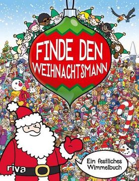portada Finde den Weihnachtsmann: Ein Festliches Wimmelbuch (in German)