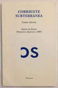 portada Corriente Subterranea (Premio de Poesia Hermanos Argensola 2003)