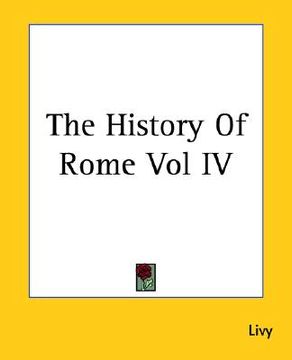 portada the history of rome vol iv (en Inglés)