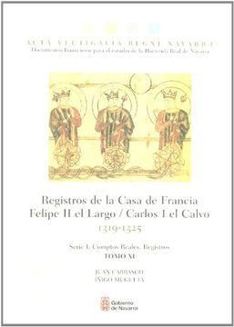 portada Registros de la casa de Francia Felipe II el largo / Carlos I el calvo
