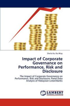 portada impact of corporate governance on performance, risk and disclosure