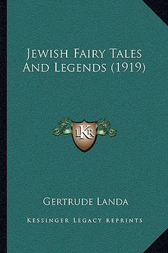 portada jewish fairy tales and legends (1919) (en Inglés)
