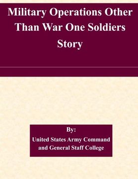 portada Military Operations Other Than War One Soldiers Story