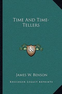 portada time and time-tellers (en Inglés)