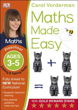 portada Maths Made Easy Adding And Taking Away Preschool Ages 3-5 (Carol Vorderman's Maths Made Easy)